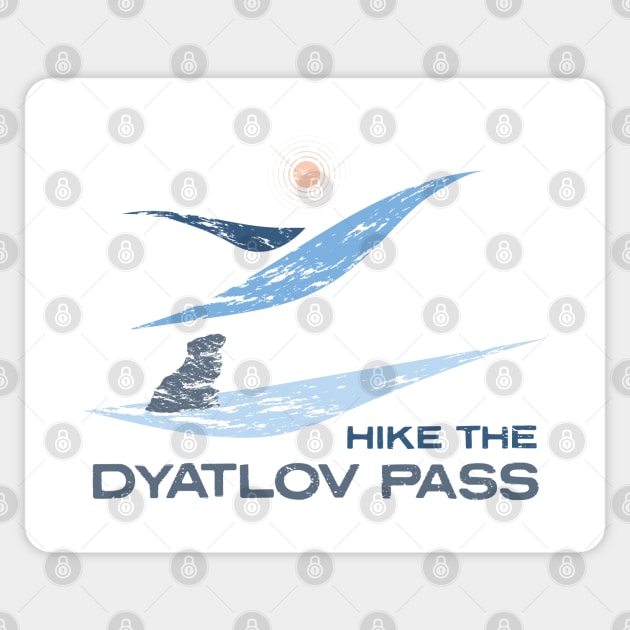 Dyatlov Pass Tourist Sticker by CuriousCurios